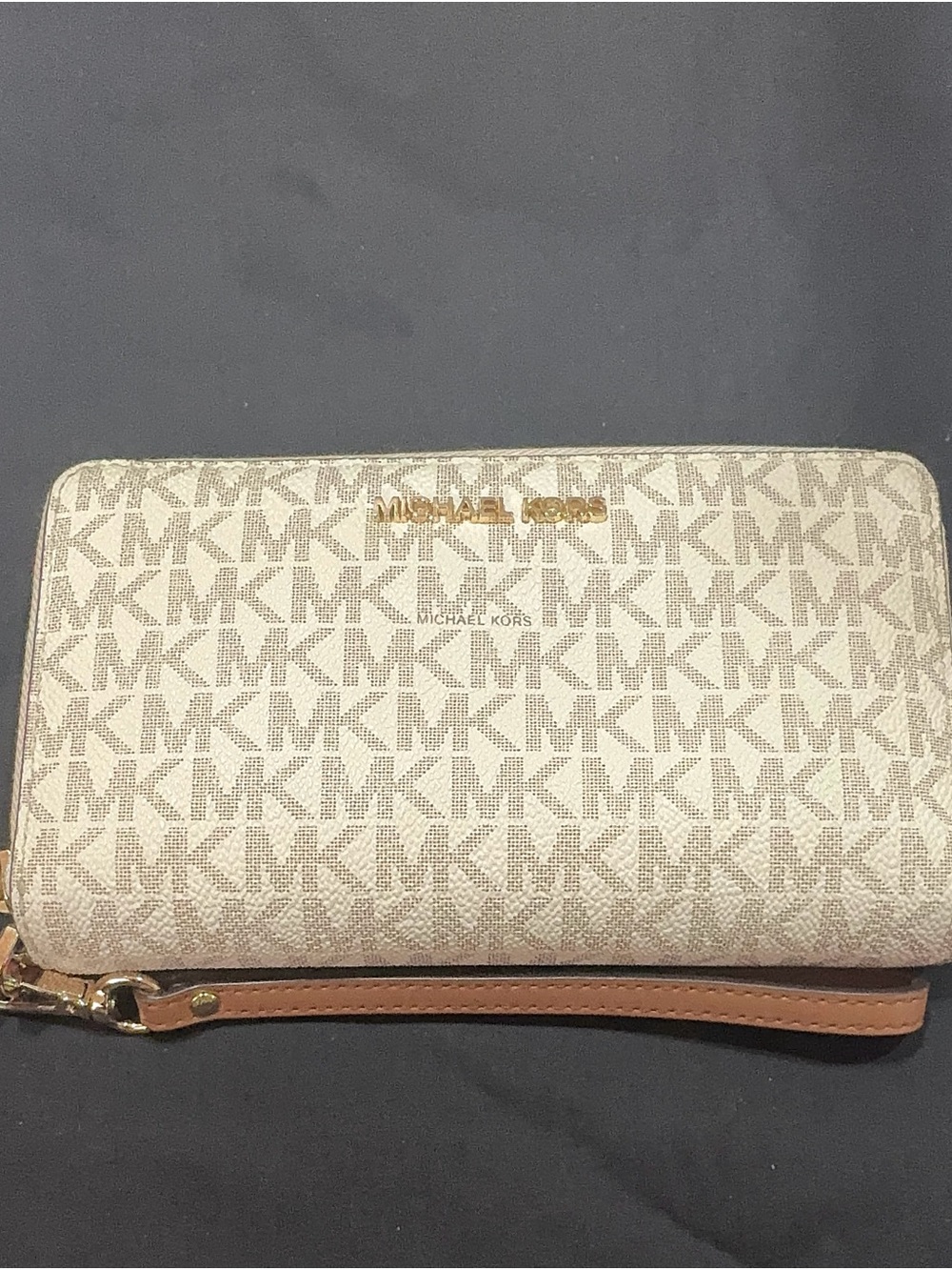 Michael Kors Jet Set Travel Large Logo Continental Wristlet